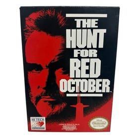 The Hunt for Red October completo en caja nintendo nes connery pel&iacute;cula de f&aacute;brica COMO NUEVO