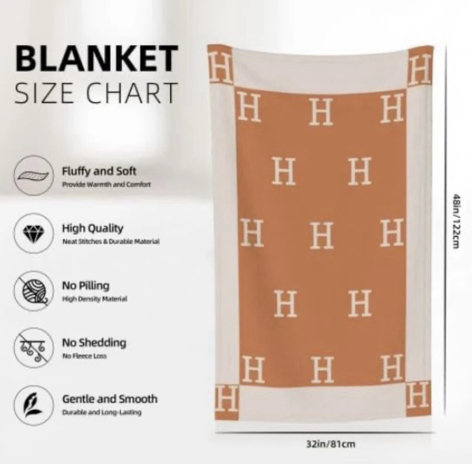 Manta polar inspirada en el diseñador 50x40 Foto 3 de 4