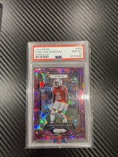 2023 Panini Prizm - Rookies Christian Gonzalez #369 Purple Ice Prizm /225 (RC)