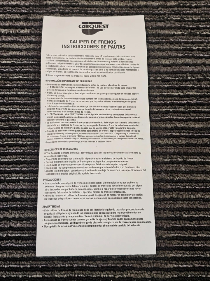 Pinza de freno de disco Reman del lado del conductor delantero para Ford Ranger 1995-1997 18-B4607 Foto 4 de 4