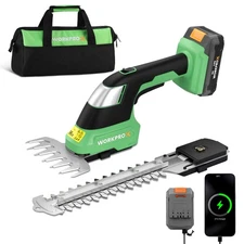 WORKPROX 20V Cordless Electric Grass Trimmer Hedge Shears/Grass Cutters Handheld