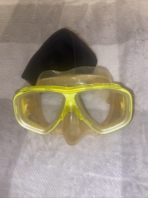 Tusa Splendive II Diving Mask Yellow