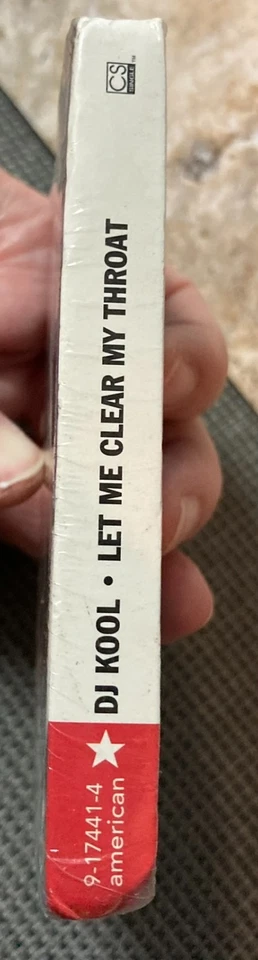 New/Sealed DJ Kool - Let Me Clear my Throat Cassette Tape Single ECW Blue Meanie - Image 3 of 4
