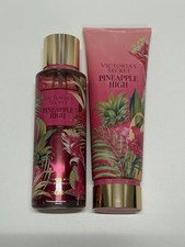 Victoria's Secret Pineapple High Fragrance Mist 8.4 fl oz And Lotion 8 fl oz