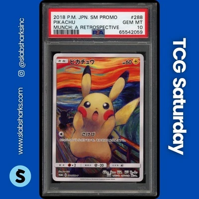 2018 POKEMON SM-P PROMOS #288/SM-P PIKACHU MUNCH: A RETROSPECTIVE PSA 10