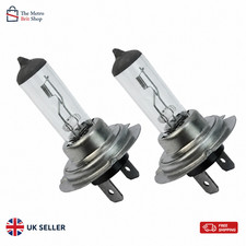 2 x H7 Bulbs 2v 55W 6000K Car headlight Halogen Bulb New Boxed Single