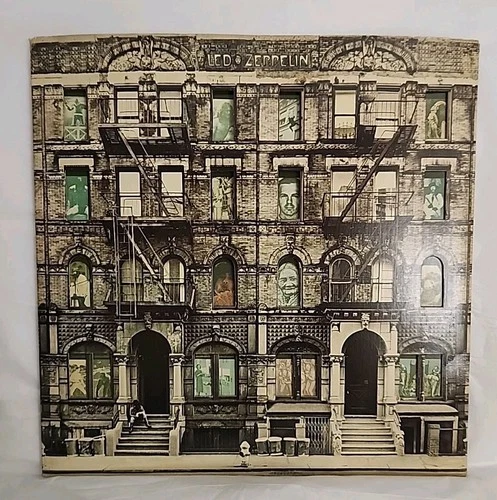 LED ZEPPELIN PHYSICAL GRAFFITI VG+ VINYL RECORD GATEFOLD ORIGINAL INNER