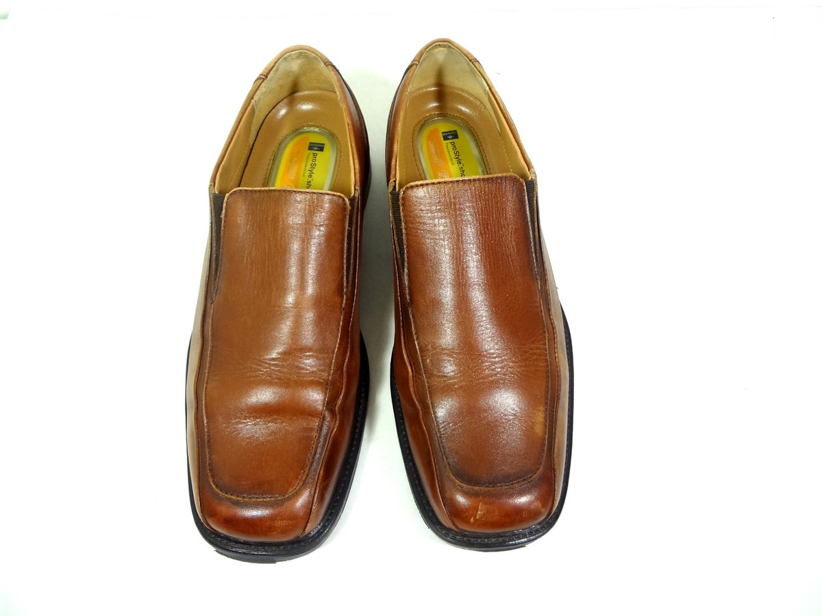 DOCKERS PRO STYLE MENS LOAFERS BROWN LEATHER SHOES SIZE 9.5  display picture 1