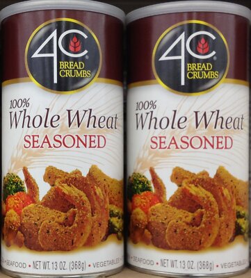 Premium Bread Crumbs Whole Wheat Seasoned with Pecorino Romano Cheese Flavorf...