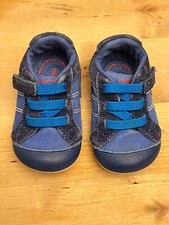 Baby Toddler Infant Walking Shoes STRIDE RITE Size 3M Blue SM Goodwin Leather