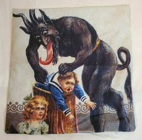 Evil Devil Kissenhülle Kissenbezug Sofaüberwurf Deko 17 1/2 x 17 cm  - Bild 2 von 2