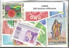 Liban - Lebanon 200 timbres différents