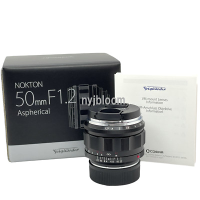 レンズ(単焦点) Voigtlander Nokton 50mm f/1.2 X-mount Voigtlander USA 50mm F1.2 Nokton for Fujifilm X for all Fuji X | eBay