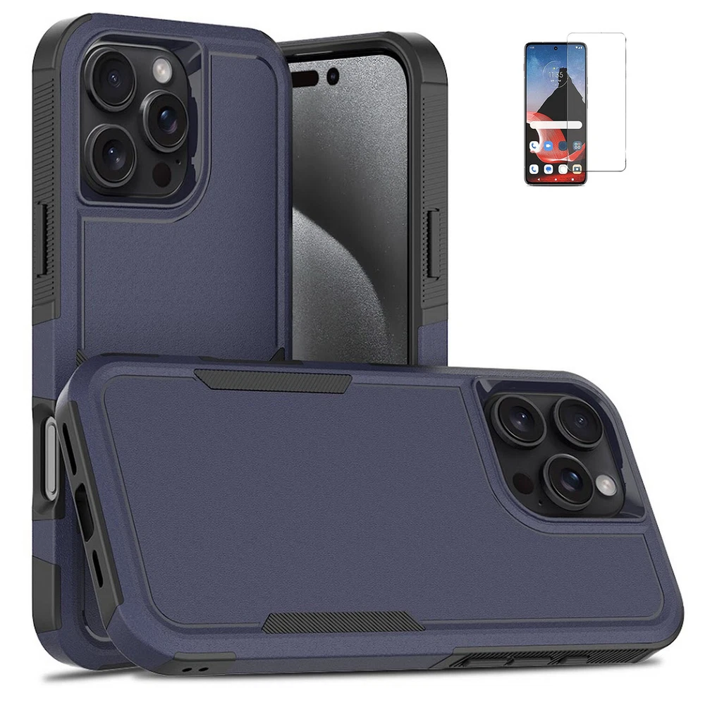 Rugged Hybrid Grip Case for iPhone 16 Pro 6.3 Inch