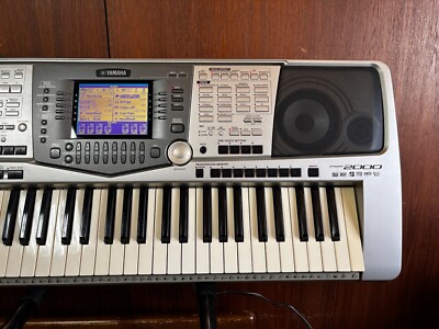 Yamaha PSR-2000 ジャンク Yamaha PSR-2000 61 Key KEYBOARD WORKSTATION w/ gig bag, power