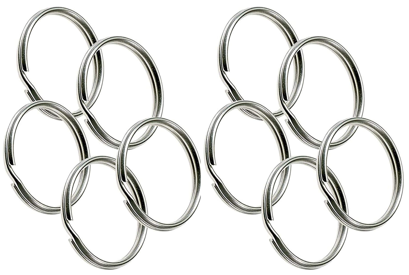 10 Pack 3 Inch Large Split Key Rings Keychain Ring Connectors | eBay