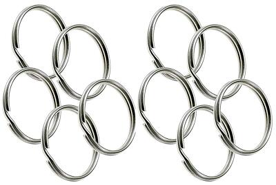 10 Pack 3 Inch Large Split Key Rings Keychain Ring Connectors