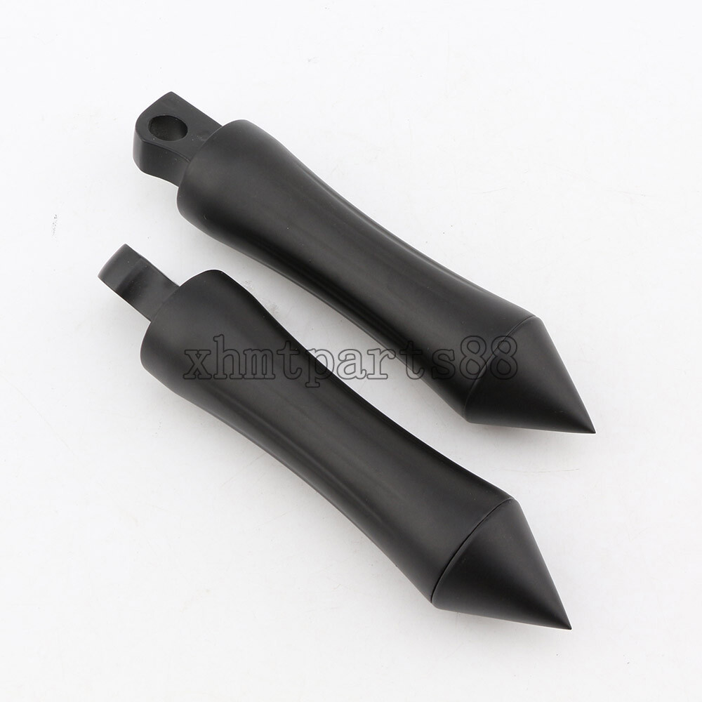 Pair Motorcycle Spike Foot Pegs Pedal Male Mount For Harley-Davidson Touring US
