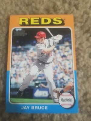 JAY BRUCE 2011 TOPPS CARD #4 CINCINNATI REDS (MINI STYLE BASE)