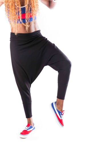 PANTALONE AISHA DA DONNA NERO STILE ARABO IN COTONE | eBay