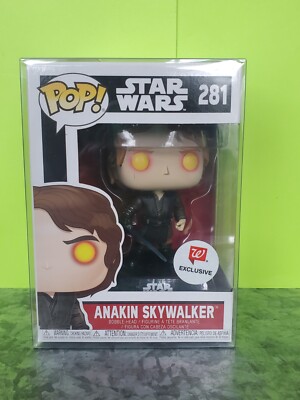 #281 Anakin Skywalker STAR WARS FUNKO POP! In a PROTECTOR!! Walgreens Exclusive