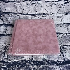 Creative Memories 7x7 Dusty Mauve Pink Scrapbook Album with Embossed Roses 12 pg