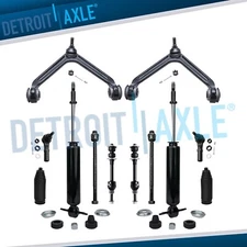 2WD Front Shocks Control Arm Tie Rod Sway Bar Links for 2002-2005 Dodge Ram 1500