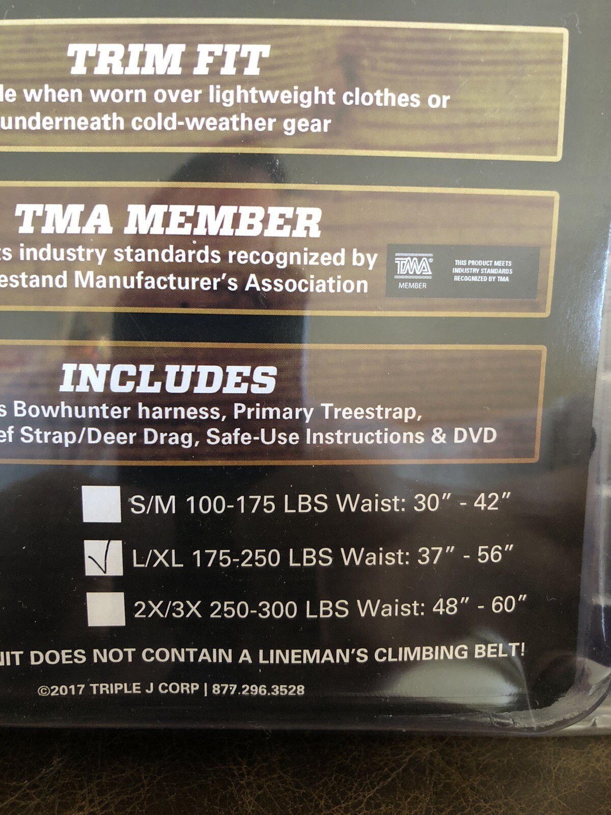 Hunter Safety System Bowhunter X1 Safety Harness L/XL for sale