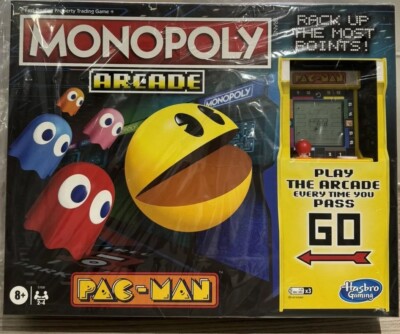 Monopoly Arcade Pacman Brettspiel von Hasbro Brandneu.