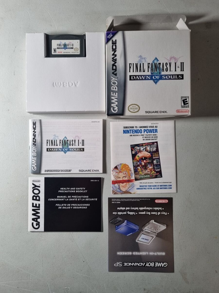 Final Fantasy I & II: Dawn of Souls - Game Boy Advance GBA Game