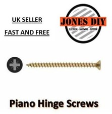 GOLDSCREW WOOD SCREW 3MM X 12MM PZ COUNTERSUNK - CHIPBOARD, PLYWOOD, PIANO HINGE