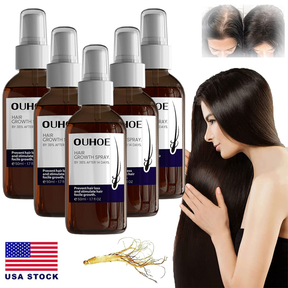5/3x Hair Growth Serum Spray Regrow Germinal Hairdressing Oil Loss Treatment eBay