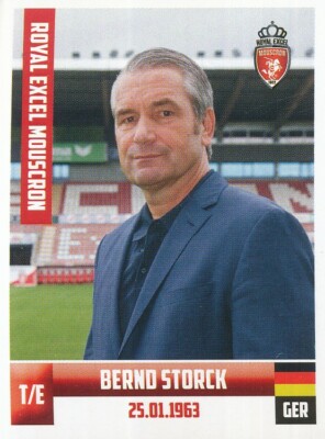 214 BERND STORCK # GERMANY COACH ROYAL EXCEL MOUSCRON STICKER PRO LEAGUE 2019