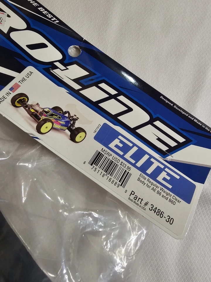 Pro-Line Elite Regular Clear Body For AE B6 And B6D - Image 4 of 4