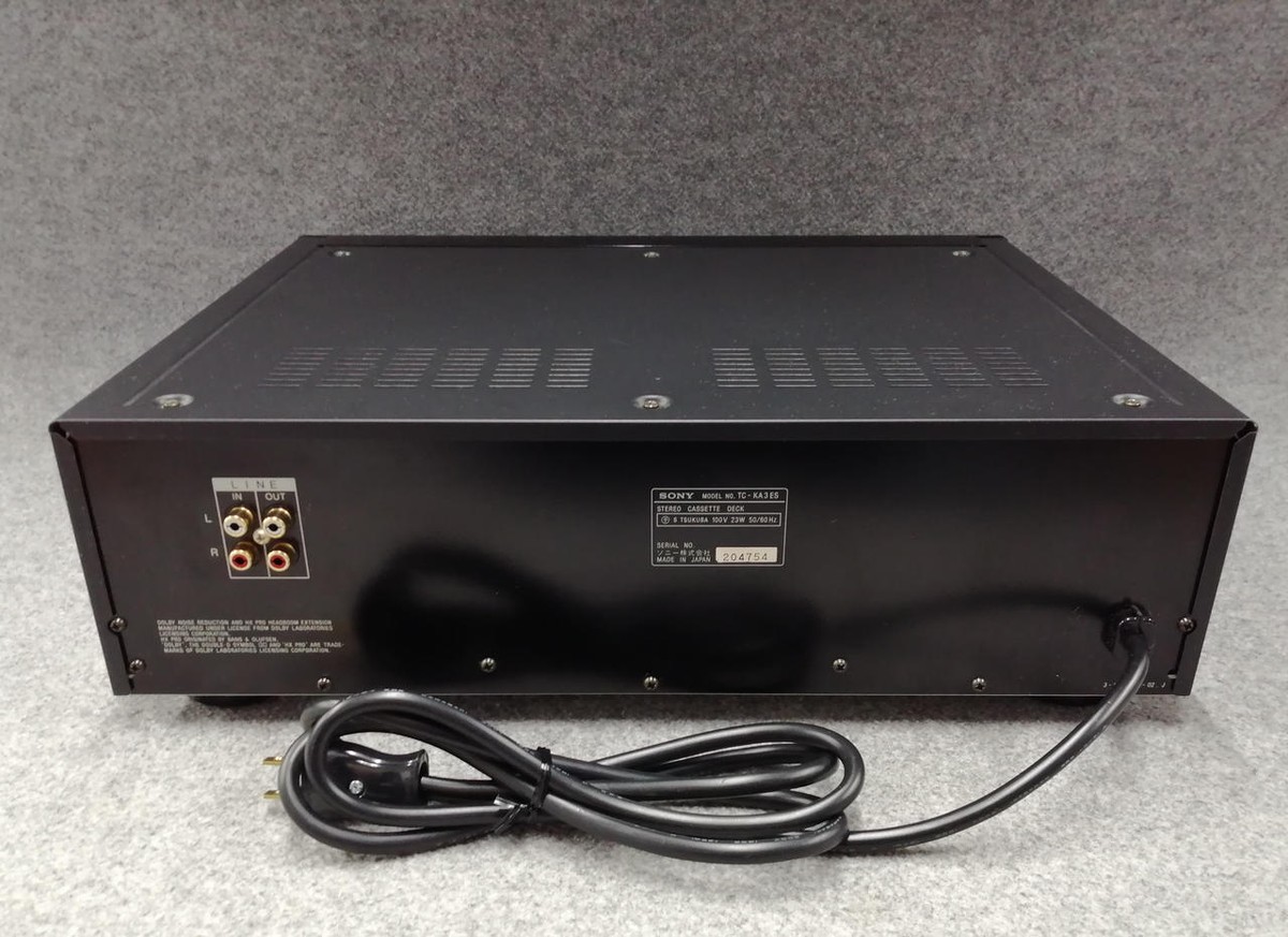 J 2818① SONY TC-KA3ES カセットデッキ ソニー 3144490 【送料 J 2818① SONY TC-KA3ES カセットデッキ ソニー 3144490 【送料