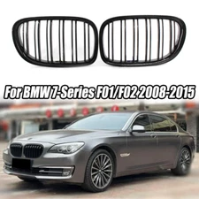 Gloss Black Front Kidney Grill For BMW 7 Series F01 F02 F03 750Li 740Li 2008-15
