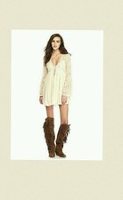 Free People Ivory Cocoon Dress. Sz. Medium. Retail $148