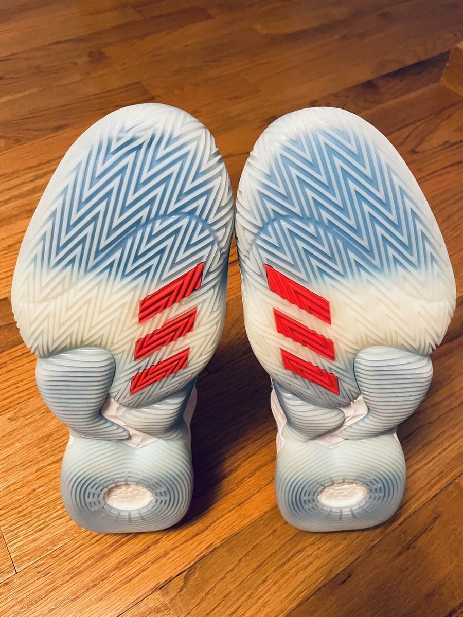 Adidas Trae Young 1 Ice Trae ICE Blue Red H68997 Size 19 | eBay