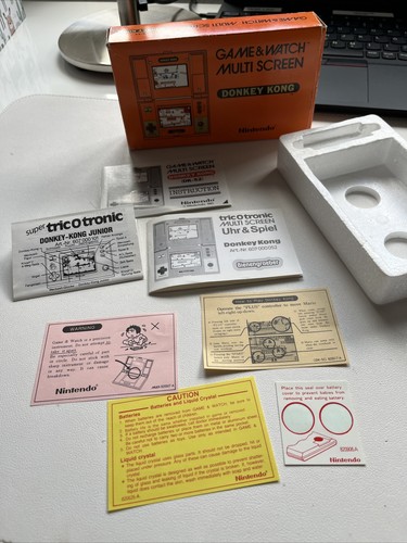 Nintendo Game and Watch Donkey Kong Multi Screen DK-52 CIB 1982 - Bild 4 von 8