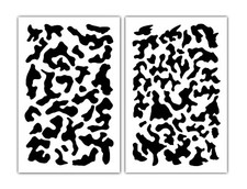 2 DESIGNS Mylar Camo Stencils Camouflage Gun Paint Cerakote Small Army Multicam
