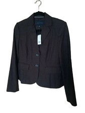 BANANA REPUBLIC Womens Pinstripe Blazer Jacket Size 4