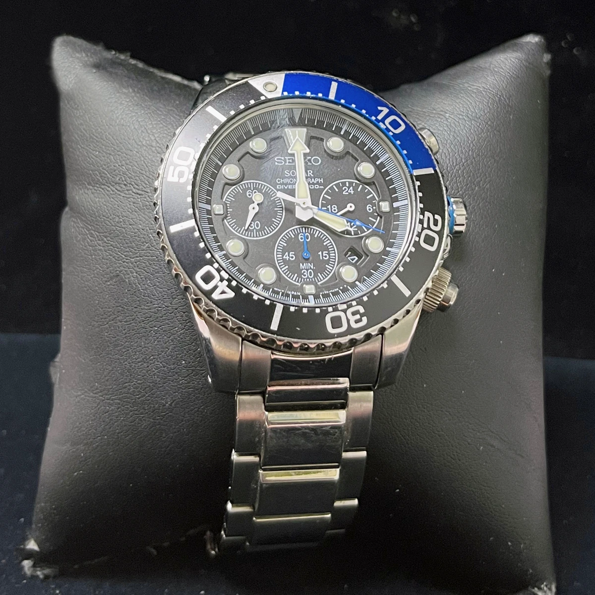 Seiko, Diver Solar Chronograph (V175-0AD0) | eBay