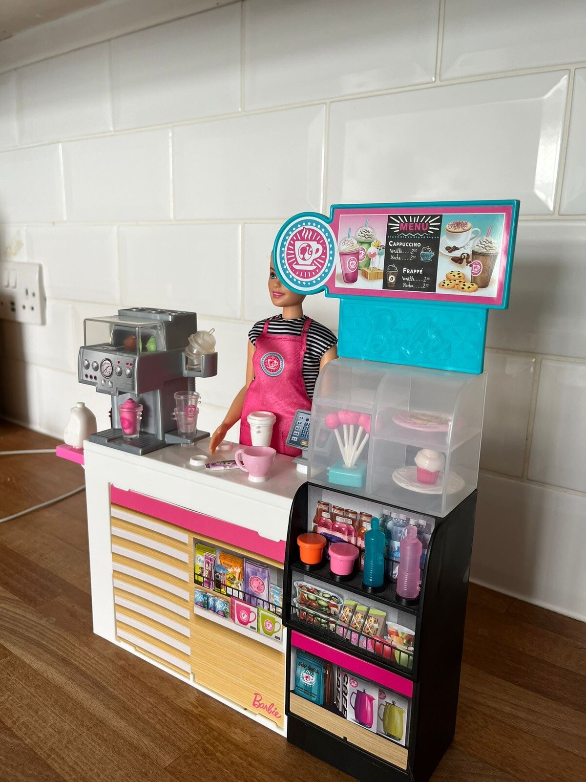 Barbie Coffee Shop Playset With Barbie Doll & Accessories eBay