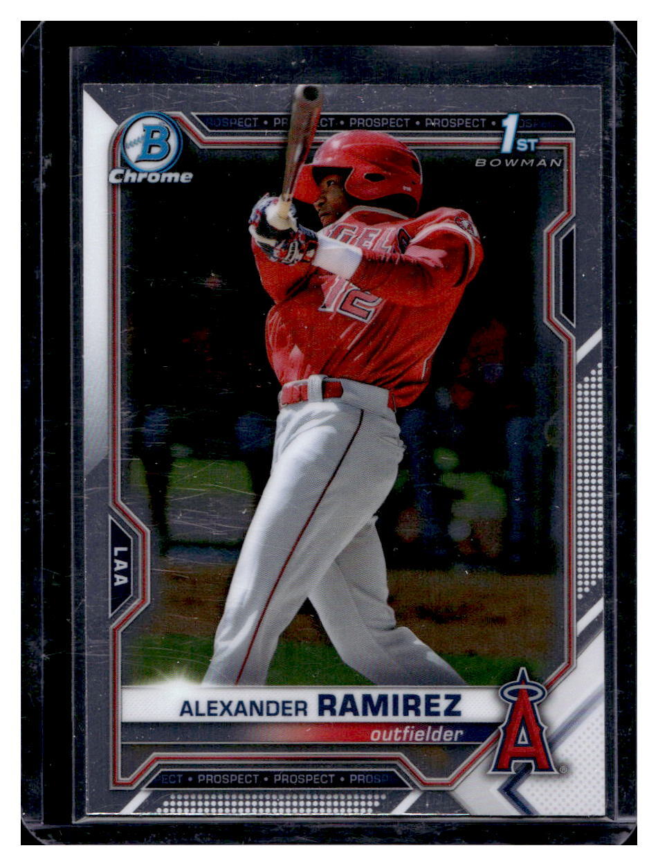 2021 Bowman Chrome #BCP-145 Alexander Ramirez Base 1st Prospect
