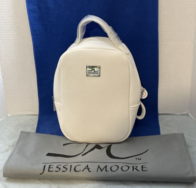 jessica moore mini backpack Concealed Carry Satchel by Lady Conceal Bone a large open pocket for your cell phone or other daily necessities and a leather keys strap for immediate access to keys NEW Jessica Moore Women's Black