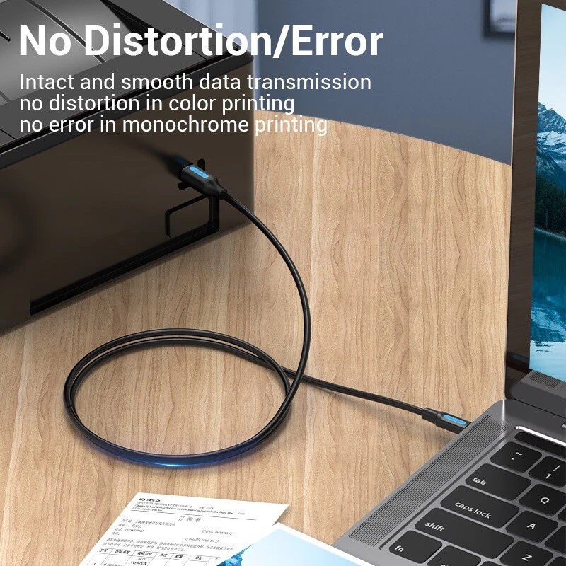 USB 2.0 Printer Cabl USB C to USB B Scanner Cord For Samsung Dell HP Canon Epson - Image 4 of 4