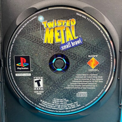 Twisted Metal: Small Brawl (Sony PlayStation 1) PS1 Game Disc Only!