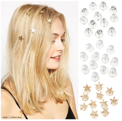 Haarpiercings Perlen Manschetten Haar Dreadlocks Ringe Haarschmuck Ringe Stecker