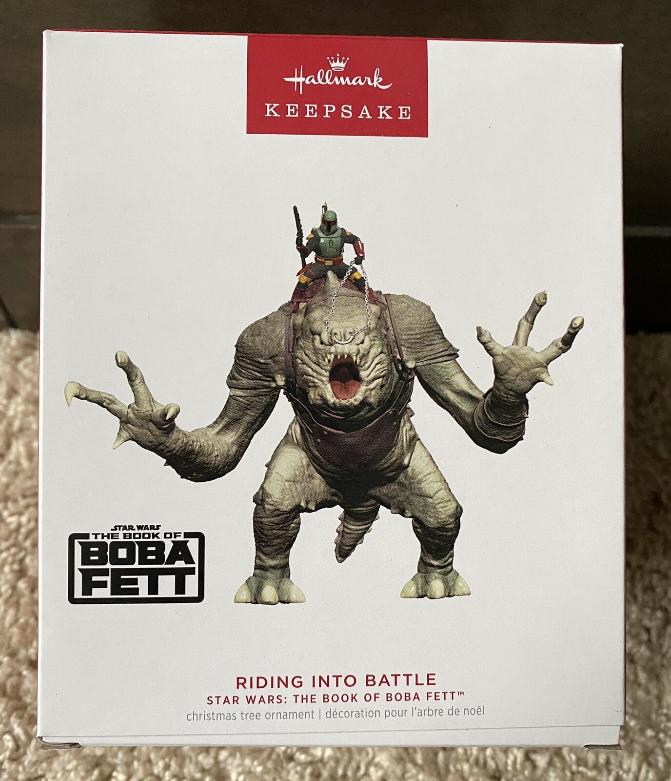 Hallmark 2023 Rancor Riding into Battle Star Wars Book of Boba Fett ...