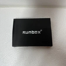 RUNBOX Slim Wallet For Men Black Leather